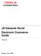 JD Edwards World Electronic Commerce Guide. Version A9.1