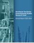 Northwest Territories Environmental Studies Research Fund. Annual Report