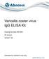 Varicella zoster virus IgG ELISA Kit