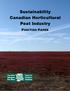 Sustainability Canadian Horticultural Peat Industry POSITION PAPER