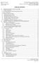Albemarle County, Virginia Technical Requirements Project Nos ; ; TABLE OF CONTENTS