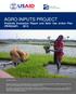 AGRO-INPUTS PROJECT Pesticide Evaluation Report and Safer Use Action Plan (PERSUAP) 2013