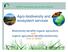 Agro-biodiversity and ecosystem services