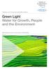 Green Light Water for Growth, People and the Environment
