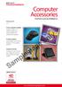 Sample page only. Computer Accessories. Essential sourcing intelligence. China supplier profiles. Product gallery. Industry trends