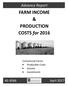 FARM INCOME & PRODUCTION COSTS for 2016