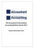 The Accountant & International Accounting Bulletin Awards Awards Information Pack