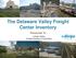 The Delaware Valley Freight Center Inventory