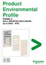 Product Environmental Profile PRISMA G WALL MOUNTED ENCLOSURE Up to 630A IP30