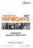 Nottingham Saturday 11 March 2017 PROGRAMME.  #myelomainfodays