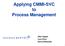 Applying CMMI-SVC to Process Management. Allen Eagles Lynn Penn Dorna Witkowski