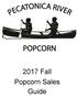 2017 Fall Popcorn Sales Guide