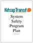 System Safety Program Plan