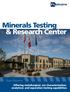 Minerals Testing & Research Center