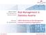 Risk Management in. Statistics Austria. Geneva, 25-26/04/2016. UNECE-Workshop on Risk Management Practices in Statistical Organisations