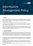 Information Management Policy