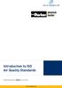 Introduction to ISO Air Quality Standards ENGINEERING YOUR SUCCESS. mb air systems ltd