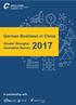 German Business in China Greater Shanghai Innovation Survey 2017