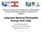 Lebanese National Renewable Energy Grid Code