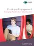 Employer Engagement. Emerging Practice from QAA Reviews. Summary