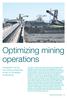 Optimizing mining operations