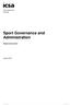 Sport Governance and Administration
