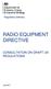 RADIO EQUIPMENT DIRECTIVE CONSULTATION ON DRAFT UK REGULATIONS