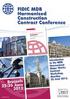 The FIDIC /Multilateral Development Bank (MDB) Harmonised Construction Contract Conference Its Application and Operational Experience