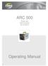 ARC 500. Power Unit North America A. Operating Manual