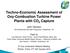 Techno-Economic Assessment of Oxy-Combustion Turbine Power Plants with CO 2 Capture
