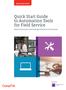 Quick Start Guide to Automation Tools for Field Service