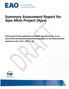 Summary Assessment Report for Ajax Mine Project (Ajax)