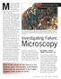 Microscopy. Investigating Failure: Investigating Failure
