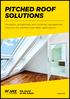 PITCHED ROOF SOLUTIONS