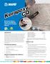 Kerapoxy CQ. Premium Epoxy Grout and Mortar with Color-Coated Quartz DESCRIPTION WHERE TO USE FEATURES AND BENEFITS INDUSTRY STANDARDS AND APPROVALS