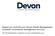 Report on controls over Devon Funds Management Limited s investment management services. For the period from 1 January 2014 to 31 December 2014