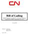 Bill of Lading ACS Version 5050