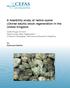 A feasibility study of native oyster (Ostrea edulis) stock regeneration in the United Kingdom