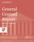 General Counsel Report