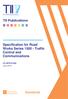 Specification for Road Works Series Traffic Control and Communications