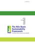 The Nile Basin Sustainability Framework DOCUMENT P001