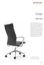 Corpo. Data Facts. thanks to its sliding seat and two different backrest heights, the chair s settings can be adjusted to ideally suit every user.
