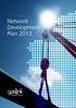 Network Development Plan 2013