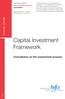 Capital Investment Framework