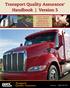 Transport Quality Assurance Handbook Version 5