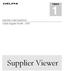 Volume DELPHI CORPORATION. Delphi Supplier Profile Supplier Viewer