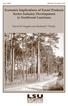 Economic Implications of Forest Products Sector Industry Development in Northwest Louisiana