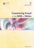 Countering Fraud. in the NHS in Wales