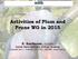 Activities of Plum and Prune WG in 2015