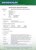 Aquasafe Descaler: Material Safety Data Sheet